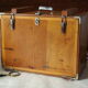 Caisse, cabinet de métier en bois vintage