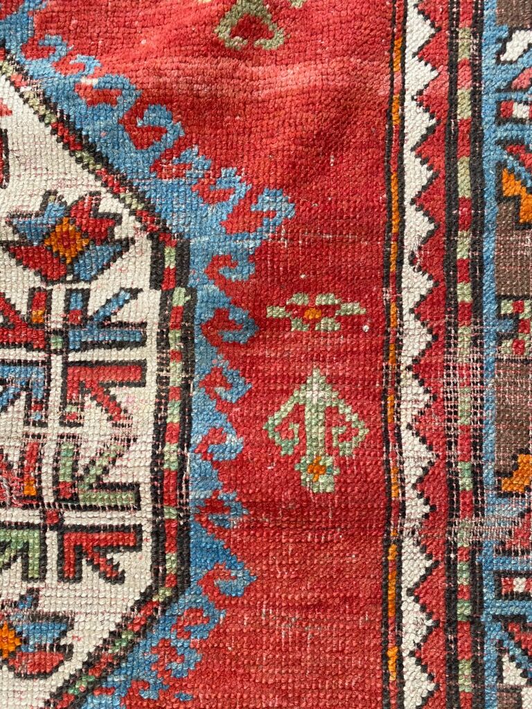 Kazak ancient Caucasian carpet 152x195 cm