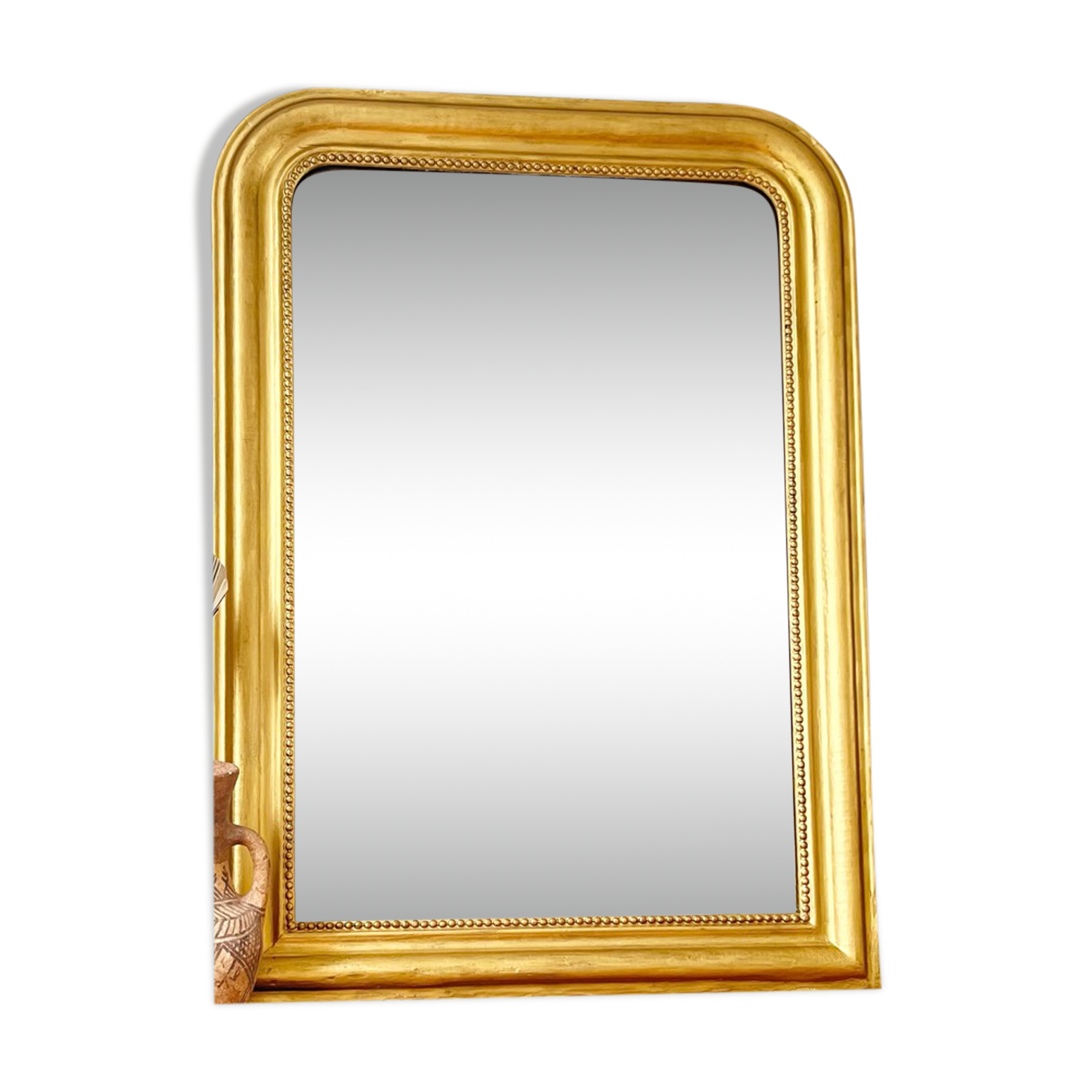 Old mirror Louis Philippe beaded 108x78cm.