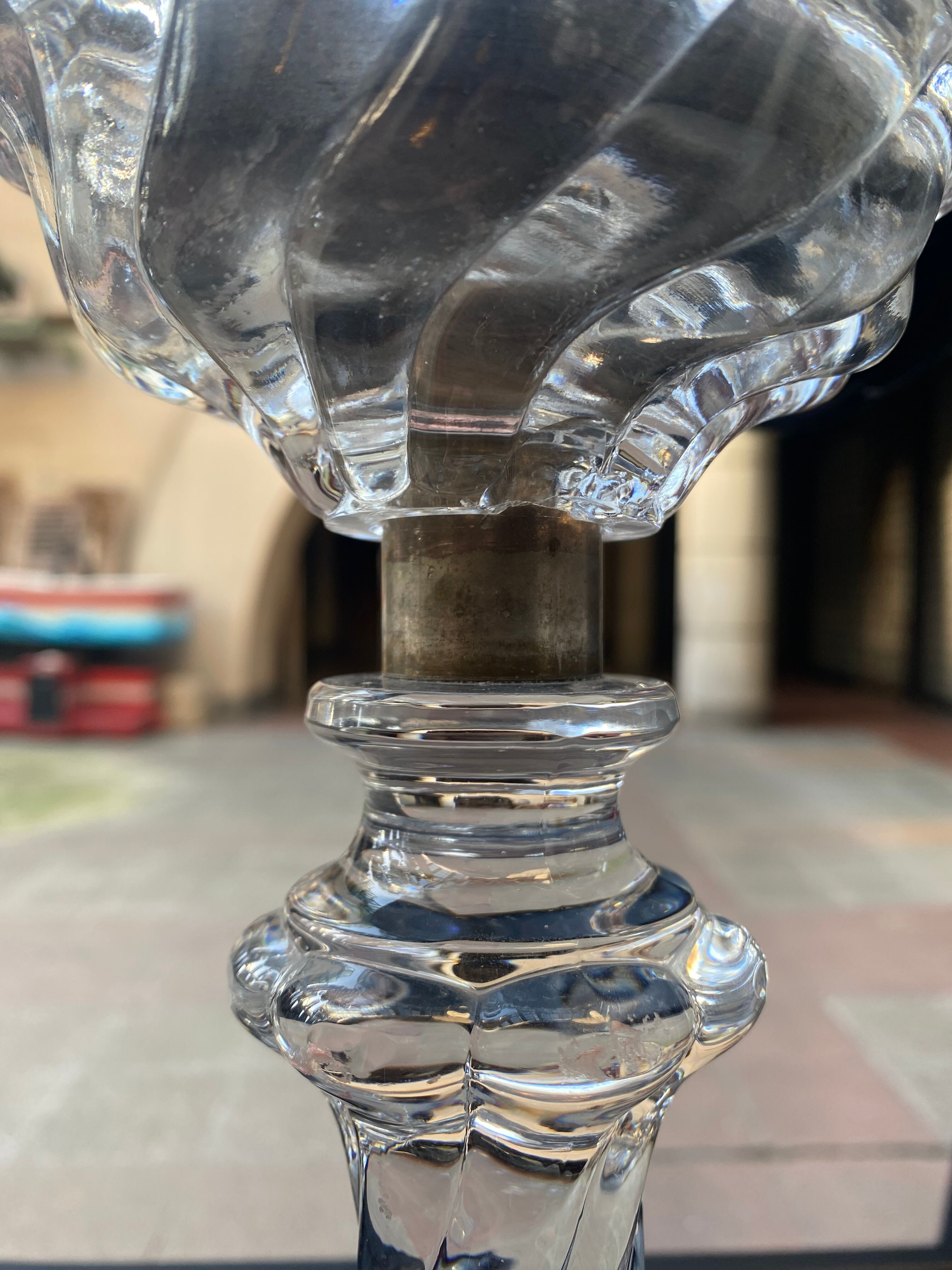 Baccarat crystal chandelier - 70s