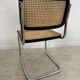 Old black caned chair Cesca B32 design Marcel Breuer 1970 Made in Italy vintage