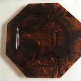 XL tray in lucite scale 1970 Pompidou era