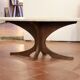 Table basse ovale marbre et palissandre