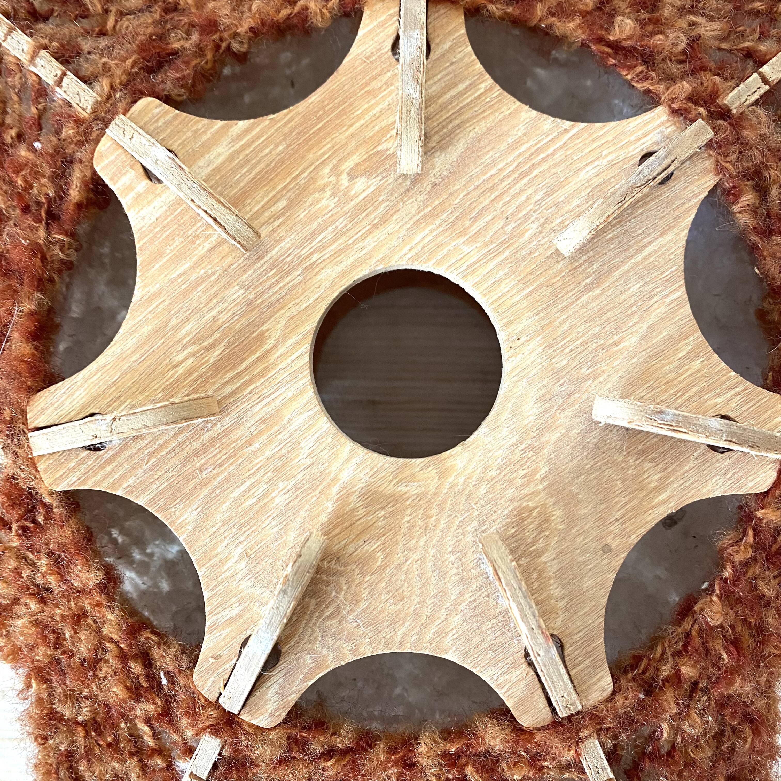 Scandinavian suspension in stretched wool 1960