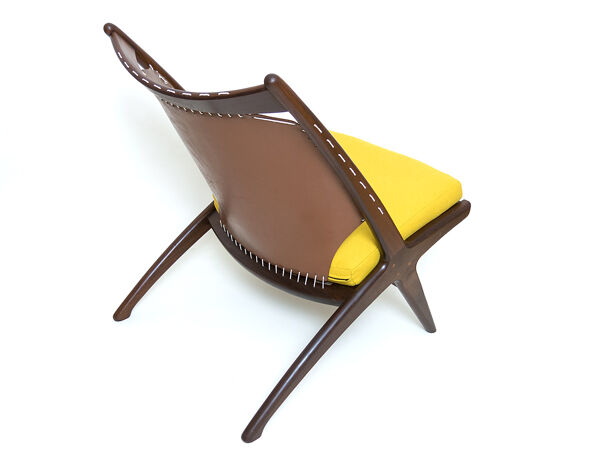 Fauteuil Iconique « Krysset » design Fredrik Kayser pour Gustav Bahus 50s 60s scandinavian modern