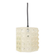Vintage rotaflex octagonal diamond pendant light