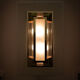 Brass art deco Atelier Petitot ceiling light
