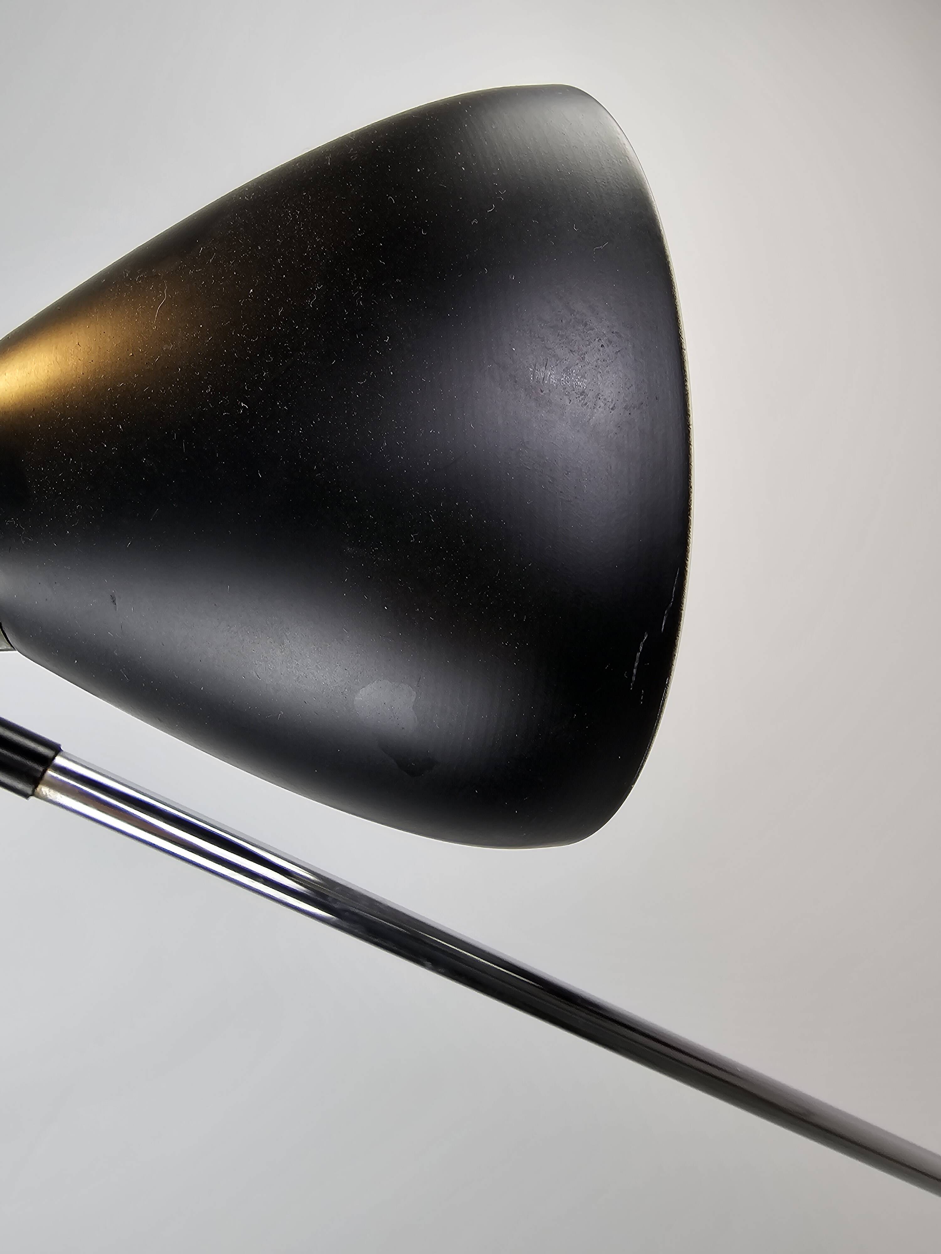 Lampe vintage chromée Koch et Lowy