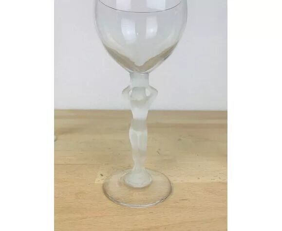 4 glasses of crystal wine Venus and Bacchus, Bayel