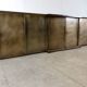 Enfilade XL en laiton par Belgochrom, 1980