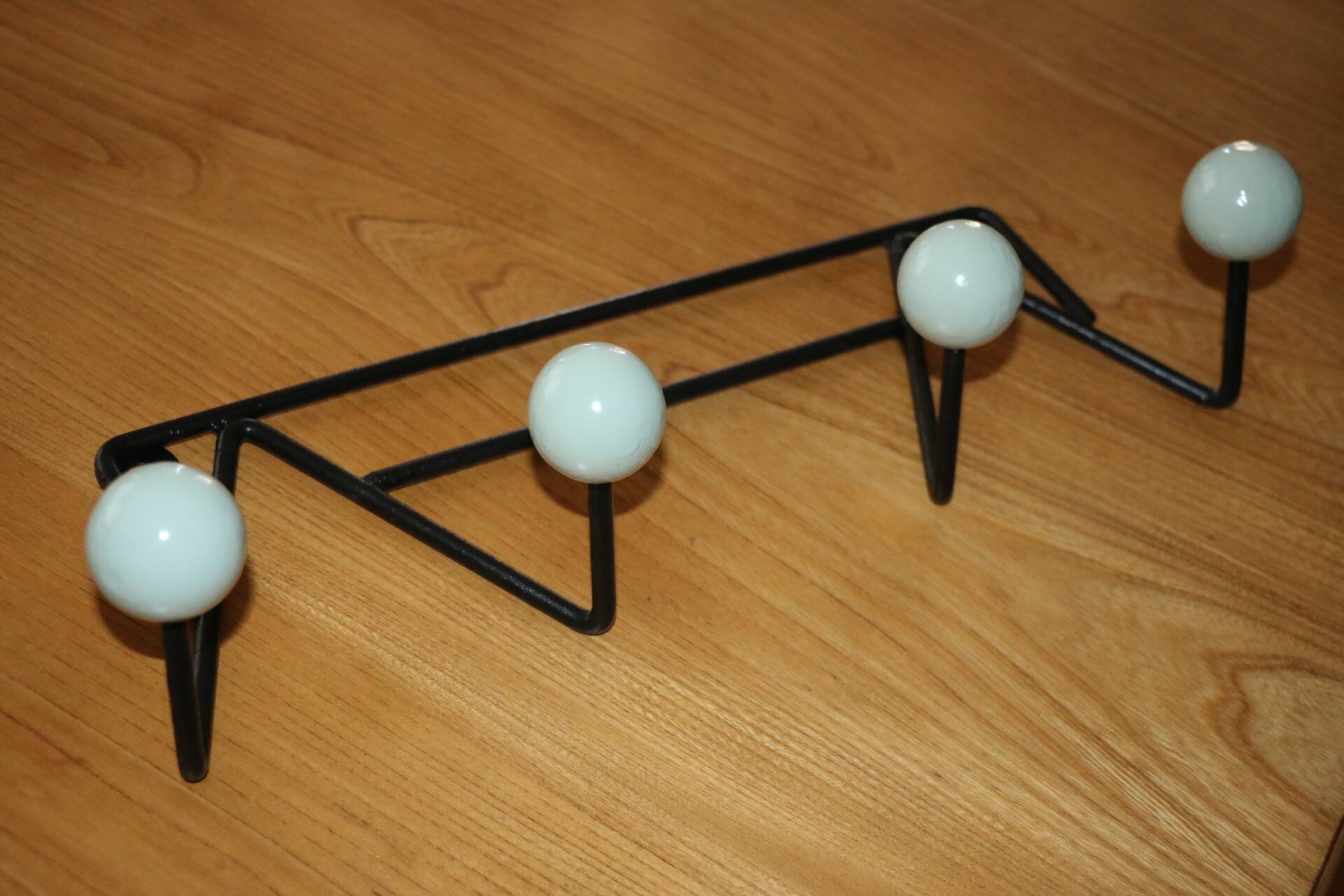 Patère 4 boules vert