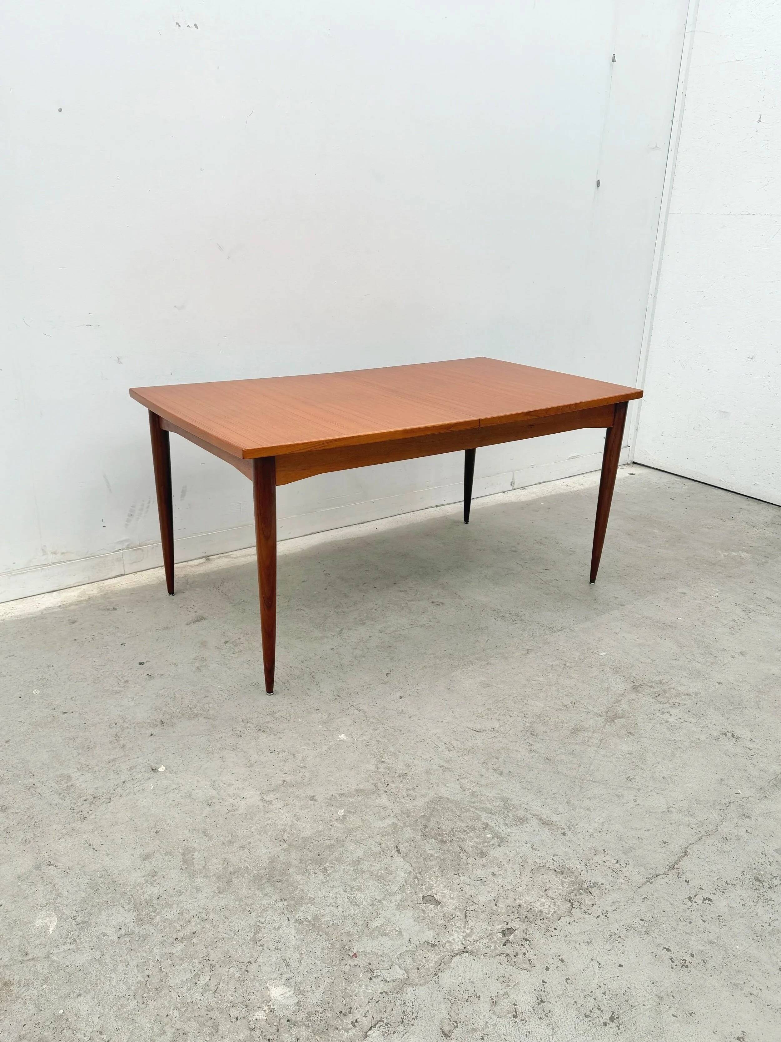 Scandinavian teak dining table, 1960