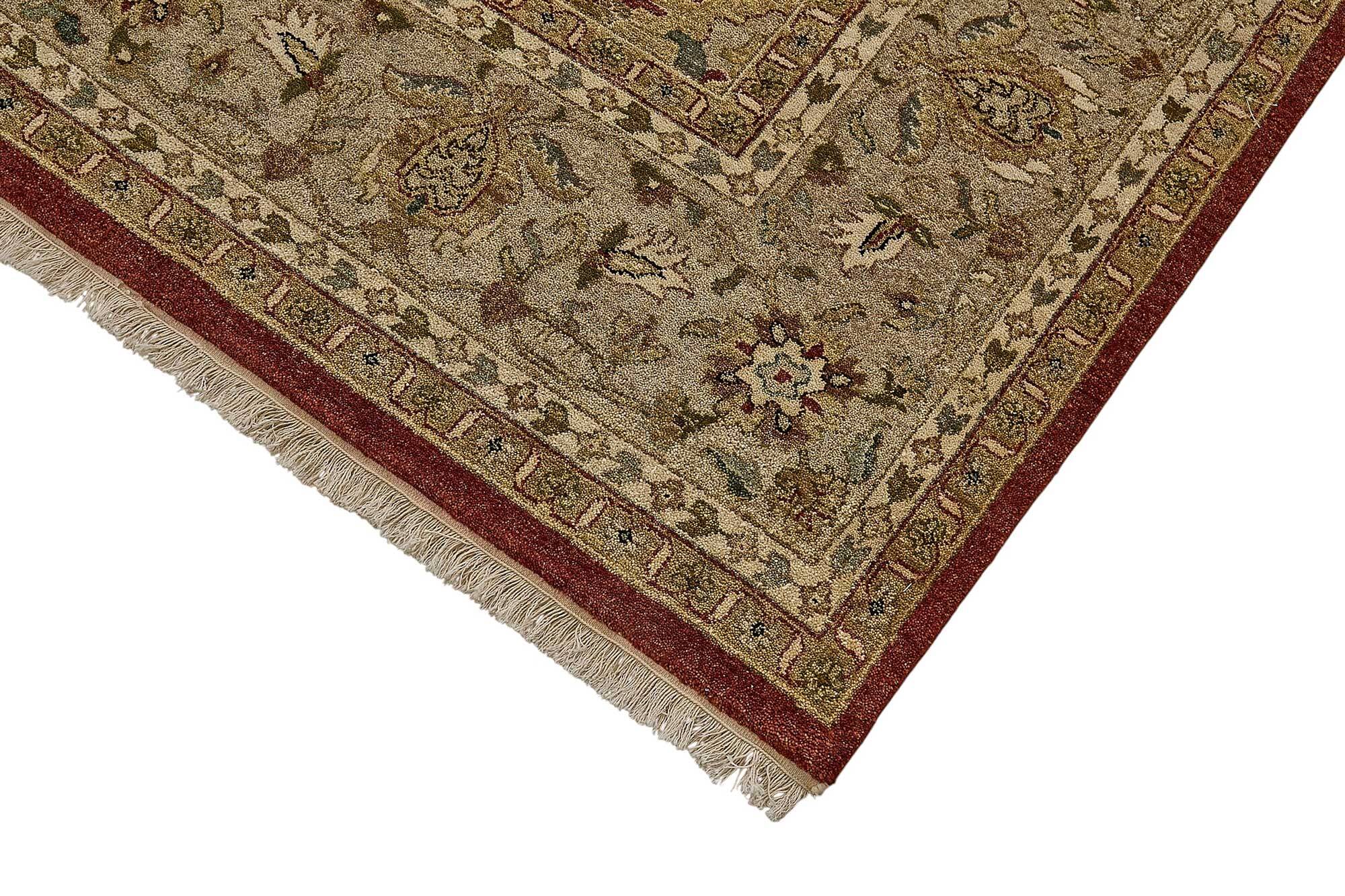 Tapis Oushak en laine noué à la main, 244 cm x 305 cm