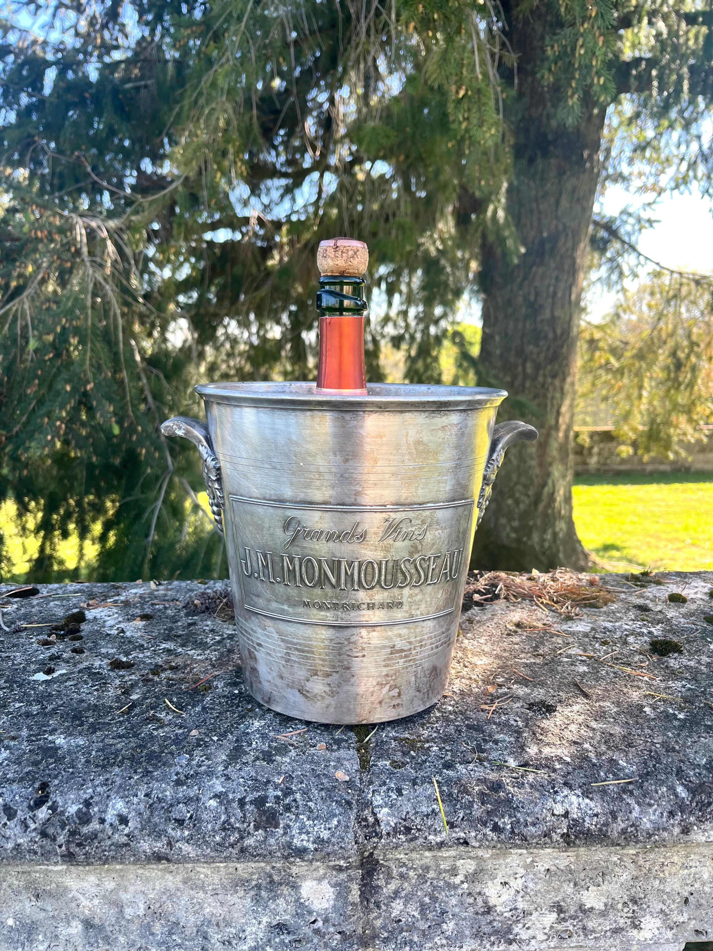 Silver Plated Champagne Cooler, Monmousseau Vintage Argit