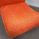 Vintage orange fireside chair