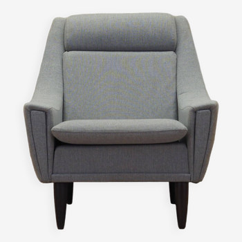 Grey armchair, Danish design, 1970s, production: Denmark
