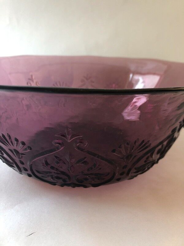 Vintage retro glass bowl