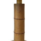 Lampe de table en bambou, RCM 1867 Italie, années 1970