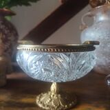 Cendrier cristal ciselé