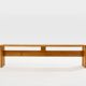 Paire de bancs Charlotte Perriand en pin Les Arcs 1970