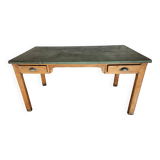 Antique oak administration desk