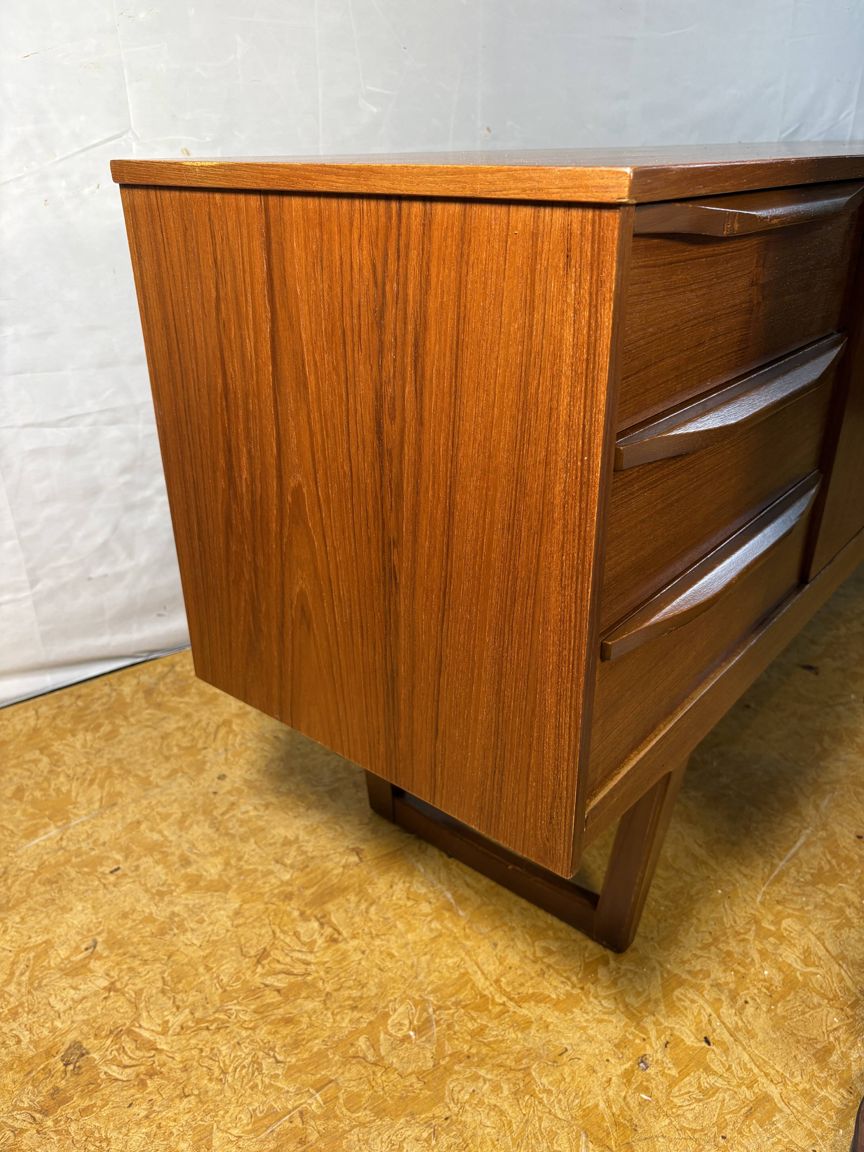 Stonehill Mid Century RetroTeak Sideboard British Design Icon ScandinavianD