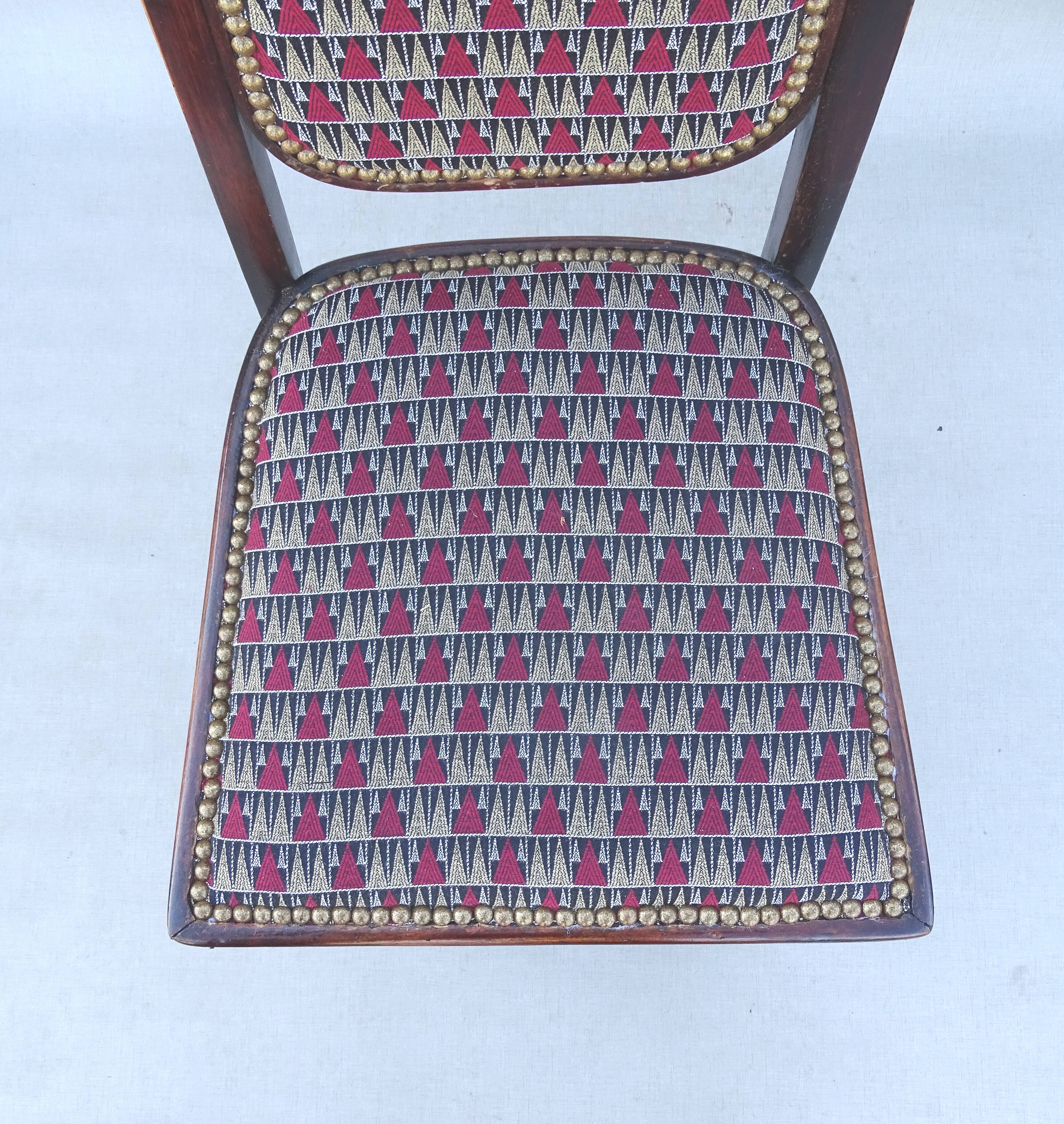 2 chaises et 1 fauteuil Secession Viennoise, 1910-1914
