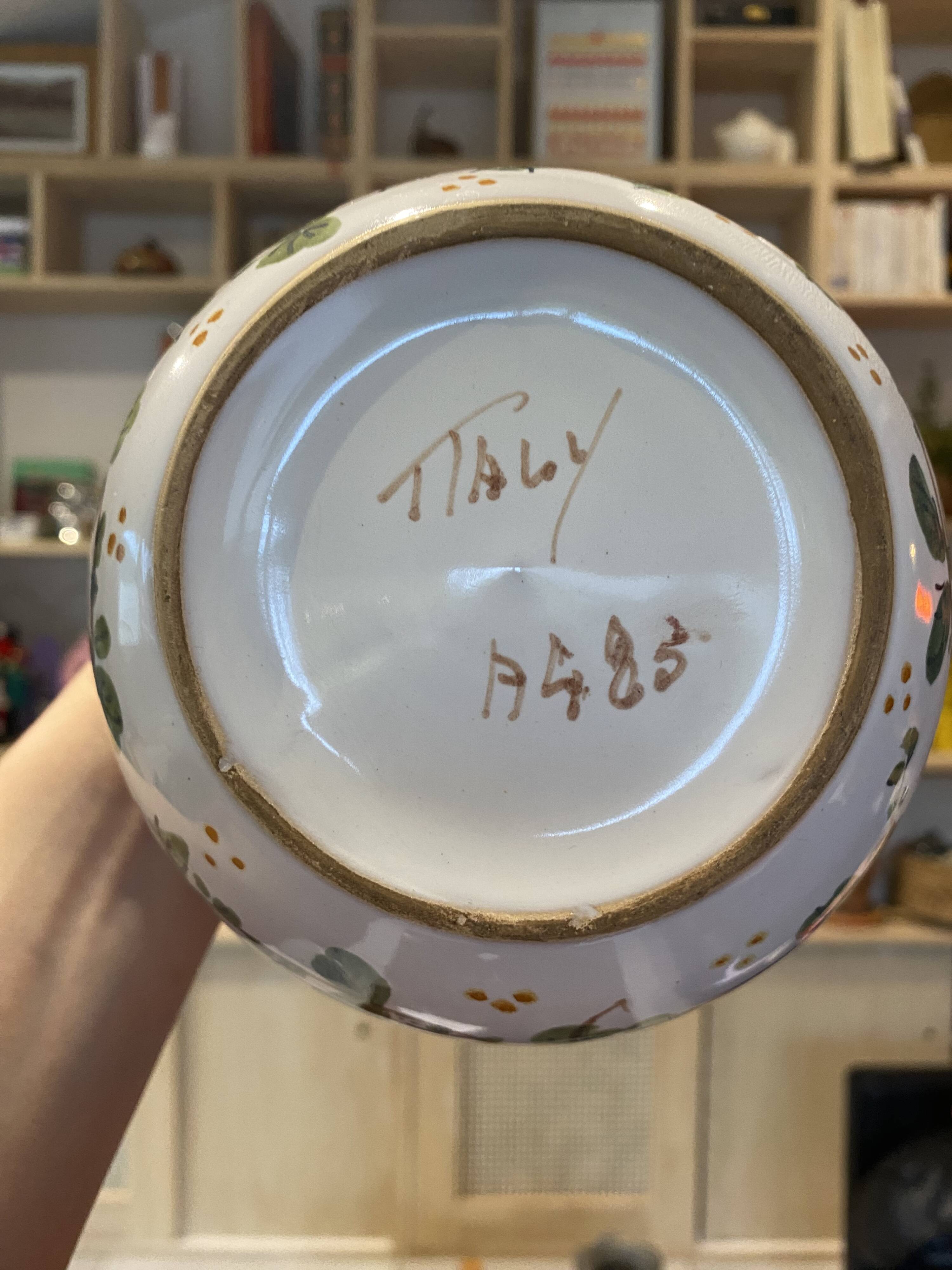 Roman ceramic pitcher, flowered