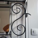 Porte manteau porte chapeau en fer forgé 1960
