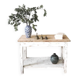 Shabby chic wooden console