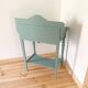 Coiffeuse vintage en bois peint
