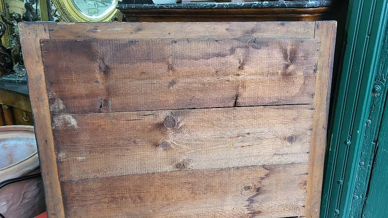 Antique wooden mirror