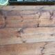 Antique wooden mirror