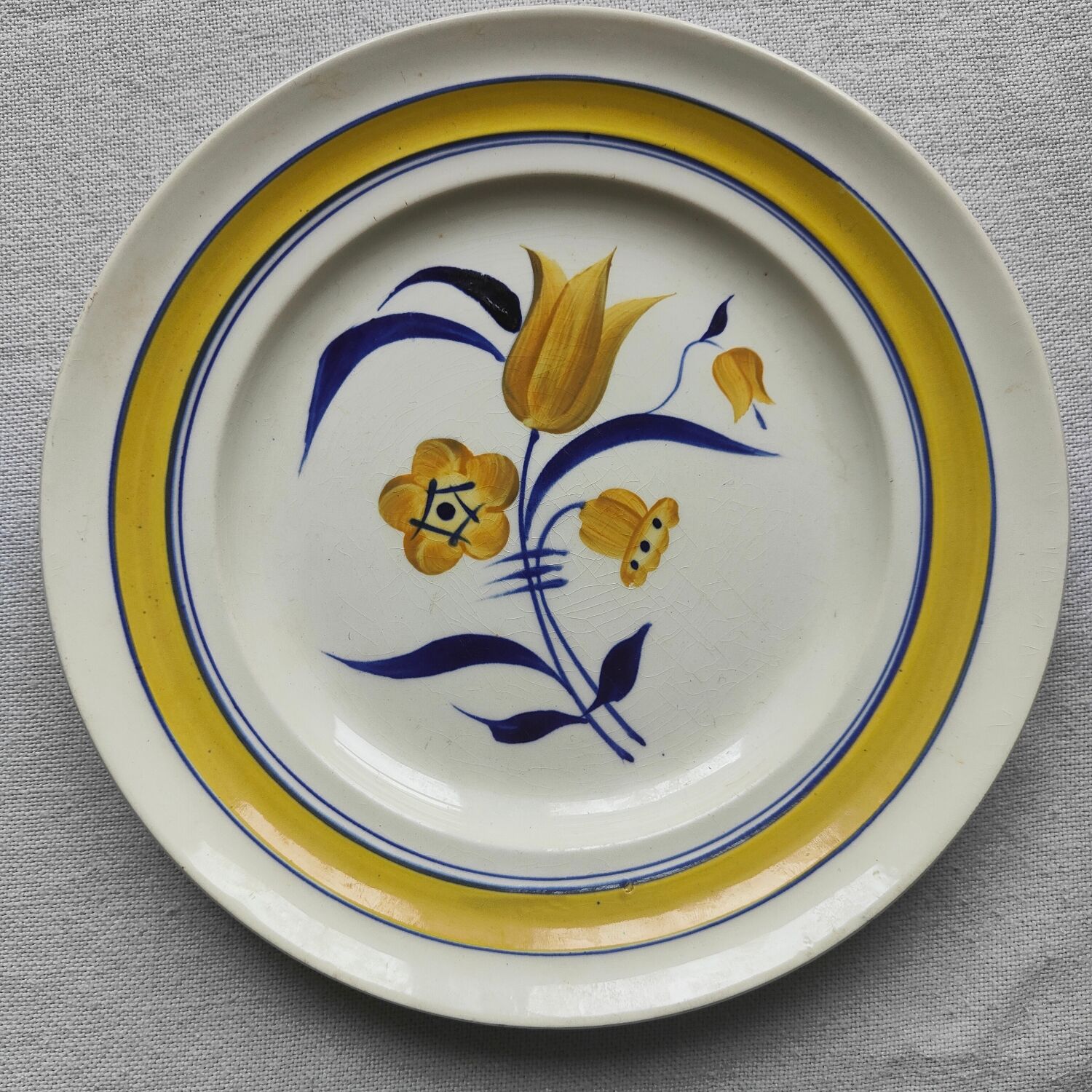 Boch frères iron earth plates