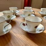 Bernardaud Ithaca Coffee Cup and Saucer by Olivier Gagnère