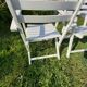 Paire de fauteuils vintage jardin Dejou