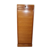 Single curtain binder cabinet beech light oak