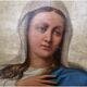Large painting of the Virgin Mary