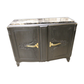 Buffet noir marbre