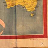 Air France Postal Air Network Map from 1948
