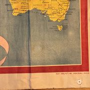 Air France Postal Air Network Map from 1948