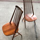 Elegant lounge chairs, 1955, set of 2