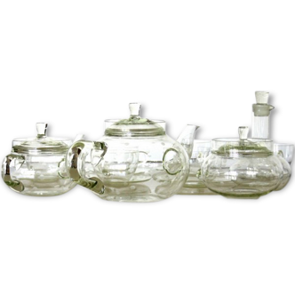 Vintage glass, Ladislav SUTNAR tea set