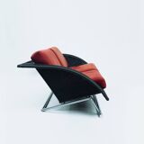 Canapé postmoderne en rotin Gerard van den Berg par Rohe Noordwolde, 1980