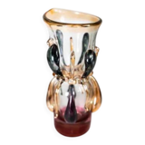 Ion Tamaian mouth-blown glass vase