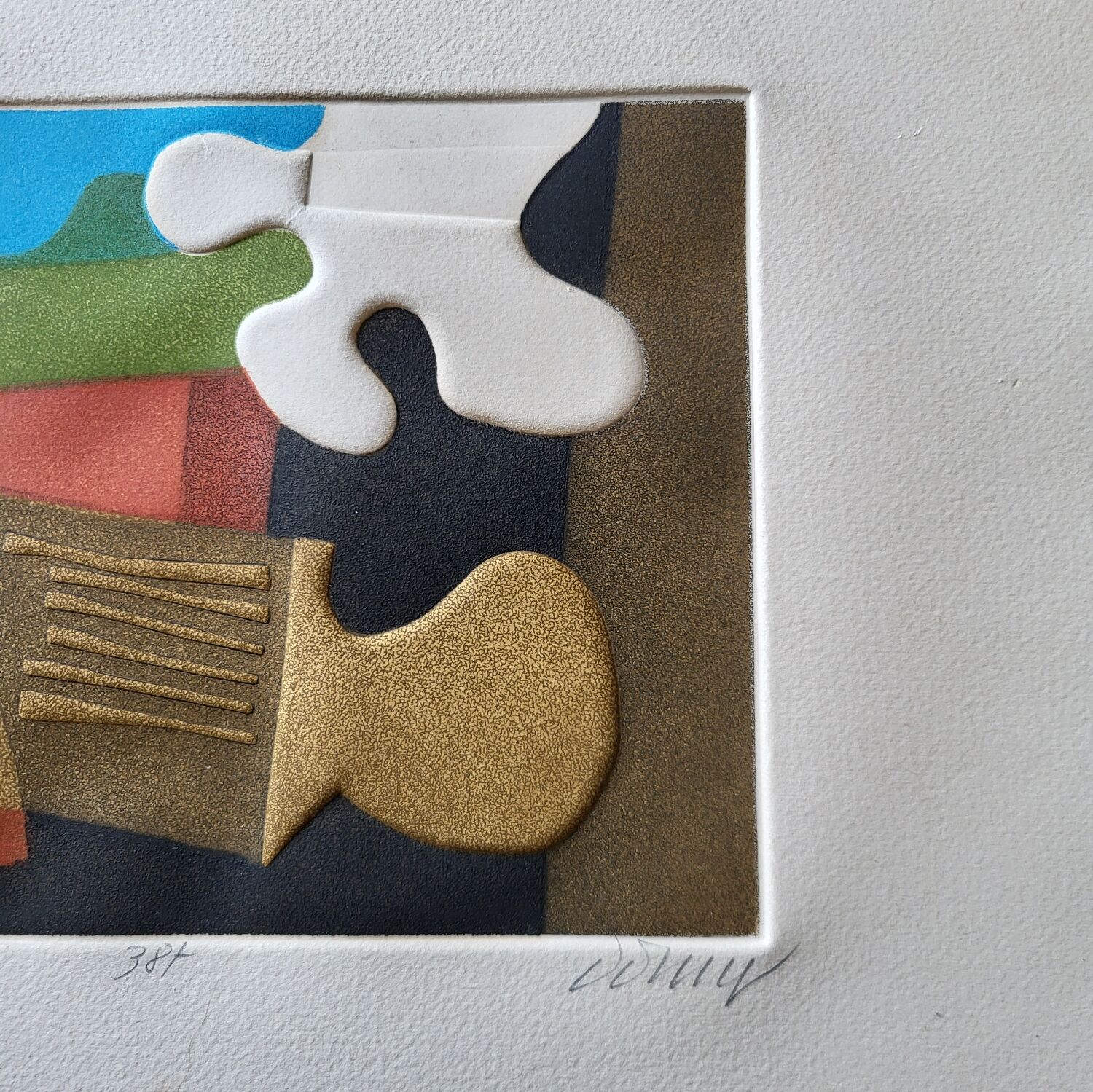 Artist's proof Bertrand Dorny, signed and numbered.