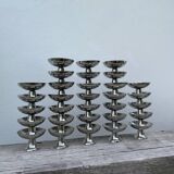 30 stainless steel cups 1970 Guy Degrenne