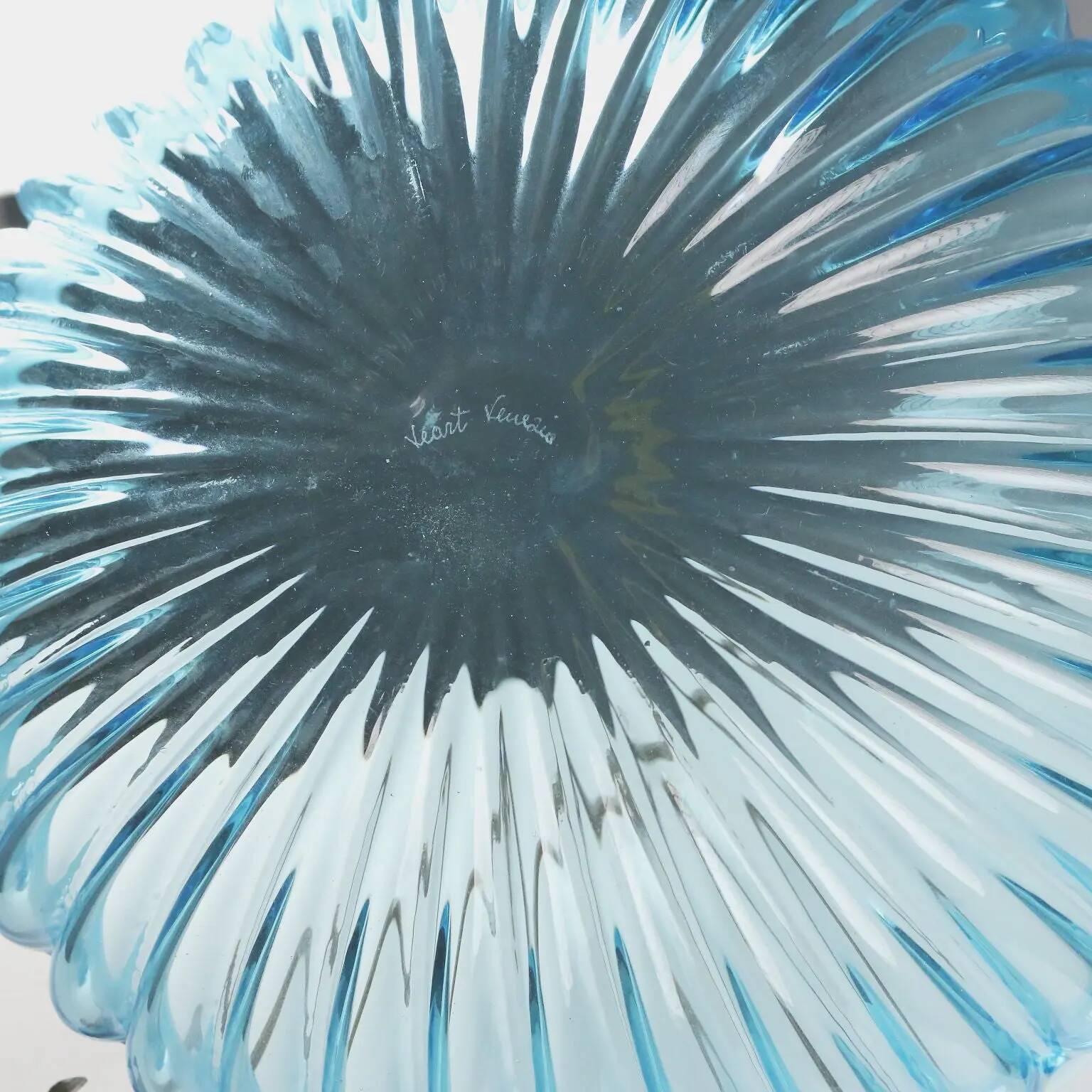 Vintage VeArt Murano glass centrepiece, Italy, 1980s
