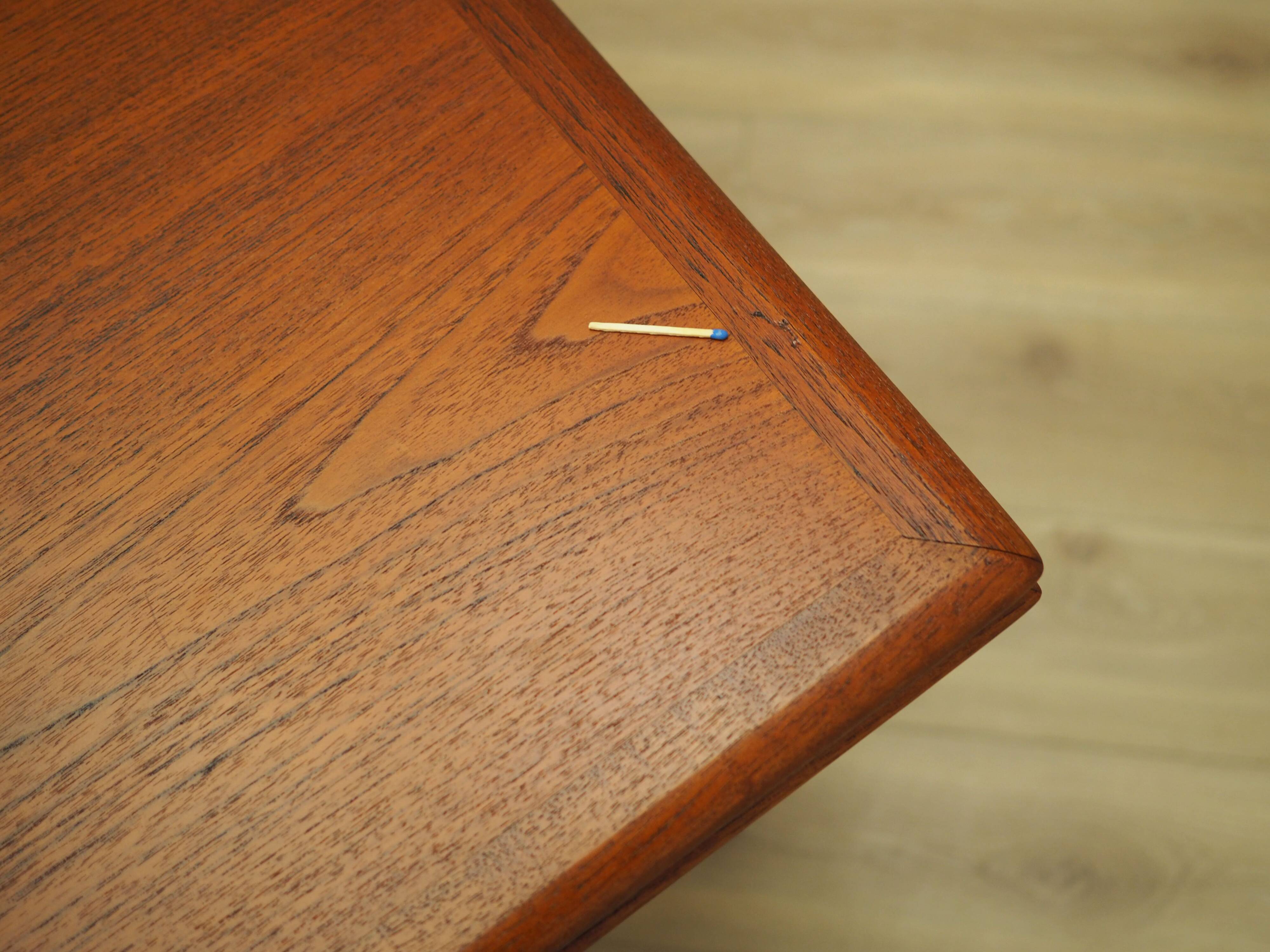 Teak table, Danish design, 1970s, production: Denmark