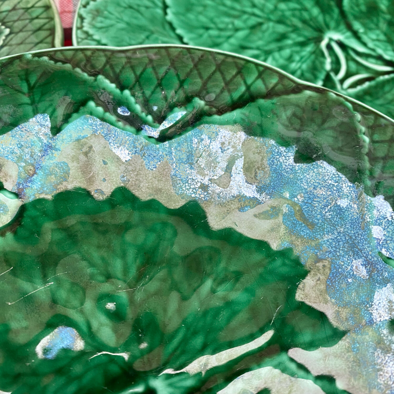 Assiettes à dessert Barbotine Gien